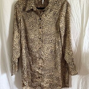 Zara Leopard Print Blouse